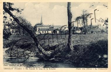 Le village de Thollet en 1900